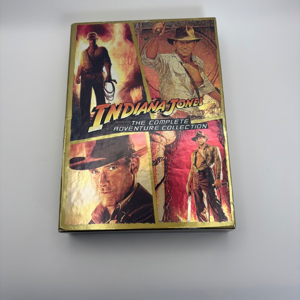 Indiana Jones The Complete Adventure Collection 4-Movie DVD Box Set 2008‎